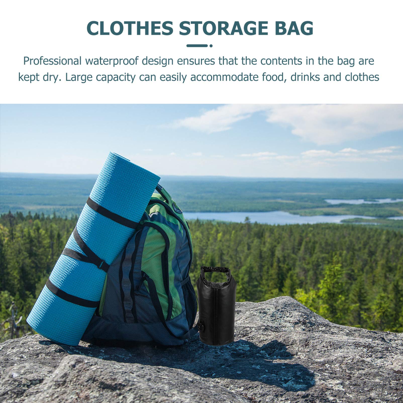 **BESPORTBLE 1pc Waterproof PVC Floating Bag for Rafting, Swimming & Water Sports - Durable Storage Pouch for Gear, Phones & Essentials (Ideal for Beach, Kayaking & Outdoor Adventures)**