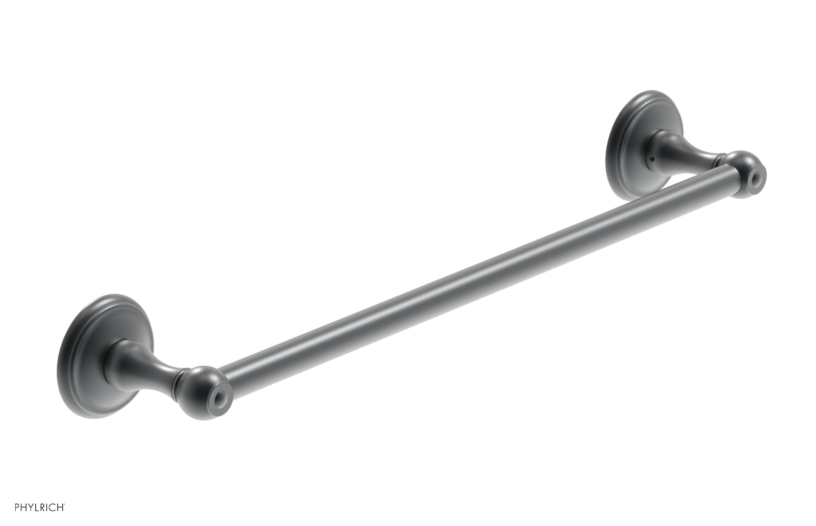 3RING 18-Inch Brushed Nickel Towel Bar - Modern Bathroom Towel Rack for Kitchen, Bathroom & Laundry Room - Durable & Rust-Resistant