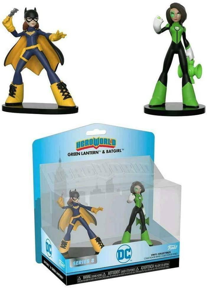 Funko Pop! DC Heroes 2-Pack: Batgirl & Green Lantern Exclusive Collectible Figures - Perfect for Superhero Fans & Pop Culture Collectors (Great for Display, Gifts, and Comic Book Themed Decor)
