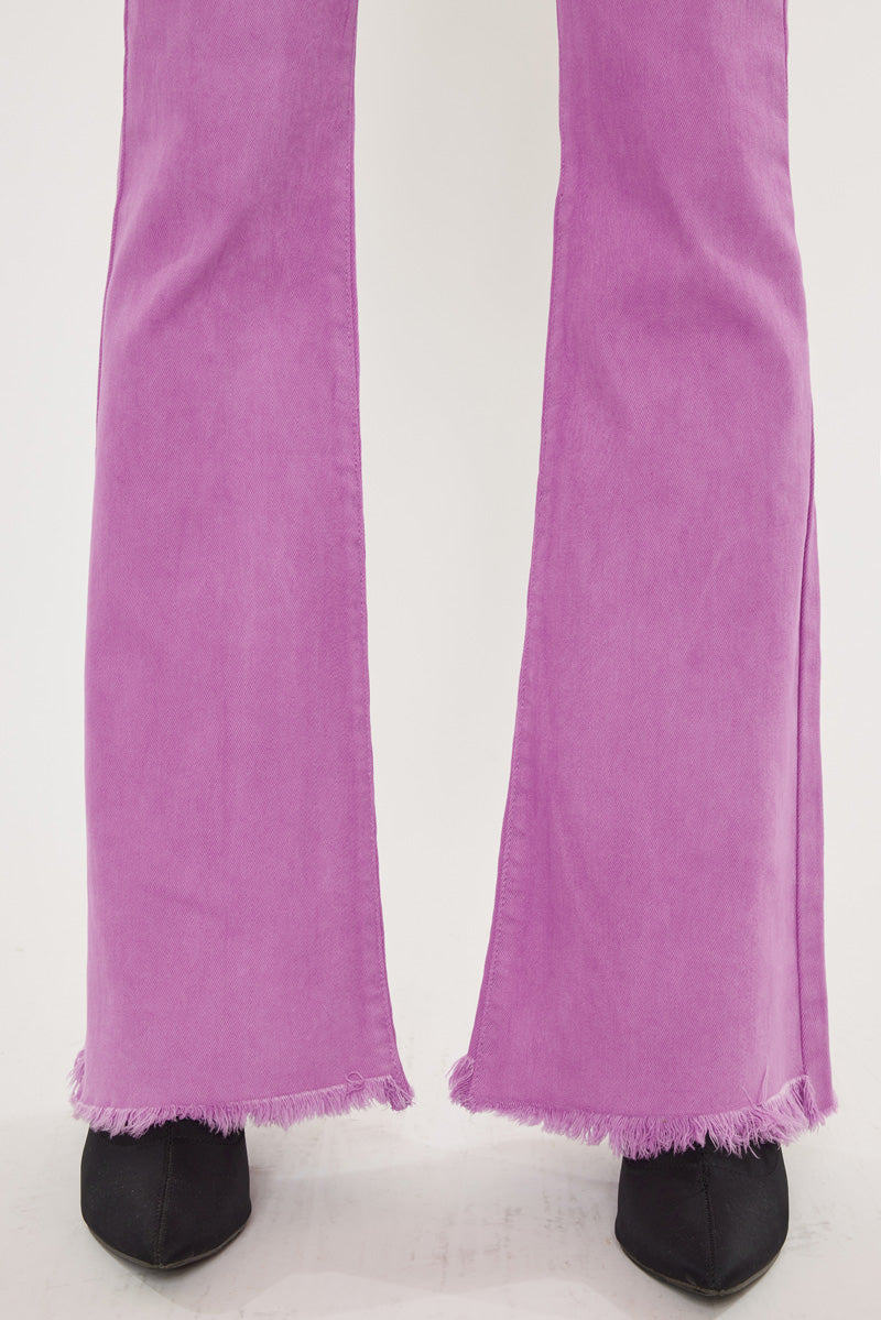 Nikki High Rise Flare Jeans for Women - Stretchy Bootcut Denim Pants with Comfortable Waistband | Perfect for Casual Wear, Office Outfits & Date Nights