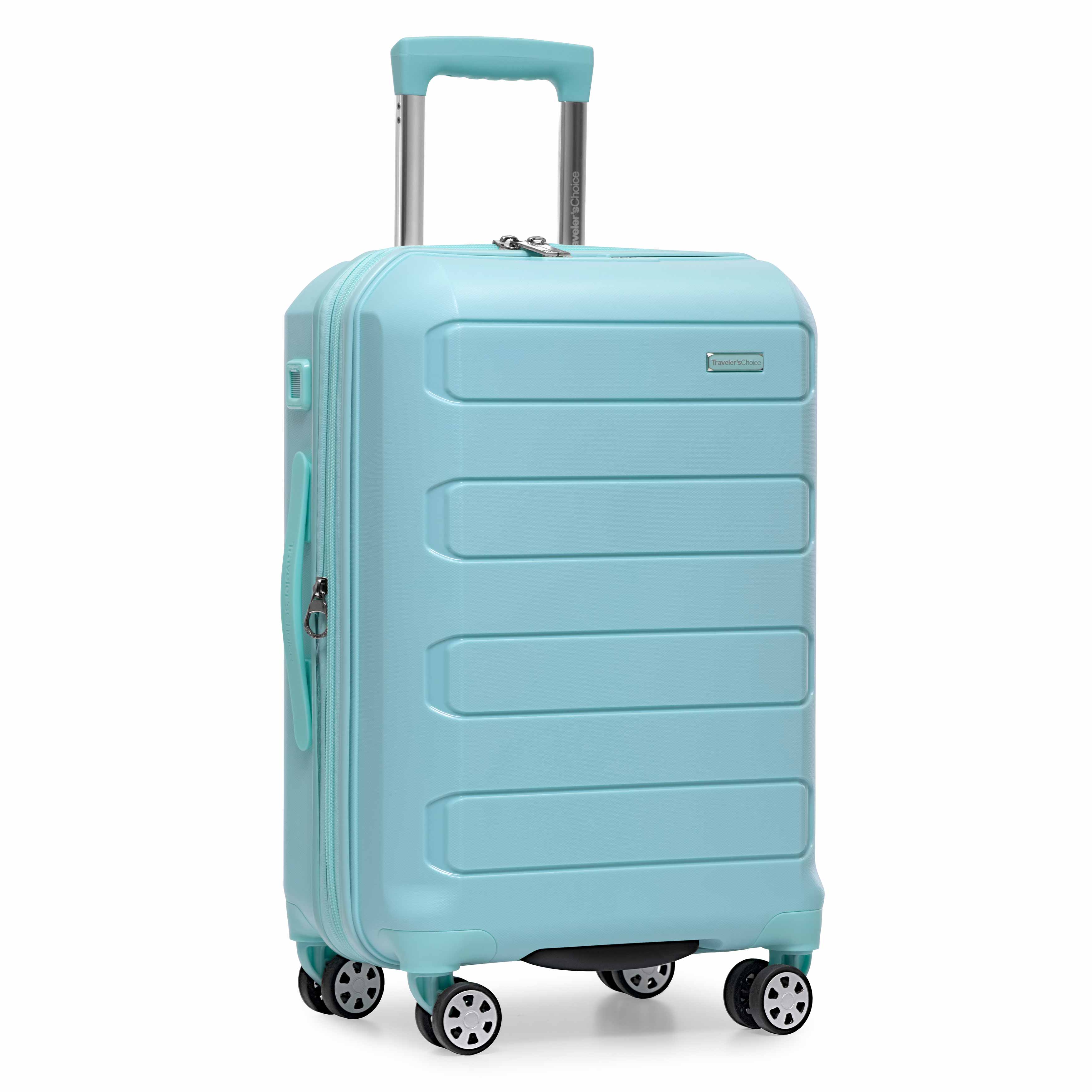 Pagosa 3 Piece Luggage Set - Lightweight Spinner Suitcase with TSA Lock - Perfect for Travel, Business Trips & Vacations