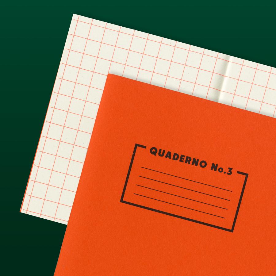 Premium Risotto Quaderno No. 3 Grid Paper Notebook - A5 Size, 80 Sheets, Dotted & Lined Pages for Bullet Journaling, Sketching & Note Taking - Perfect for Students, Artists & Office Use