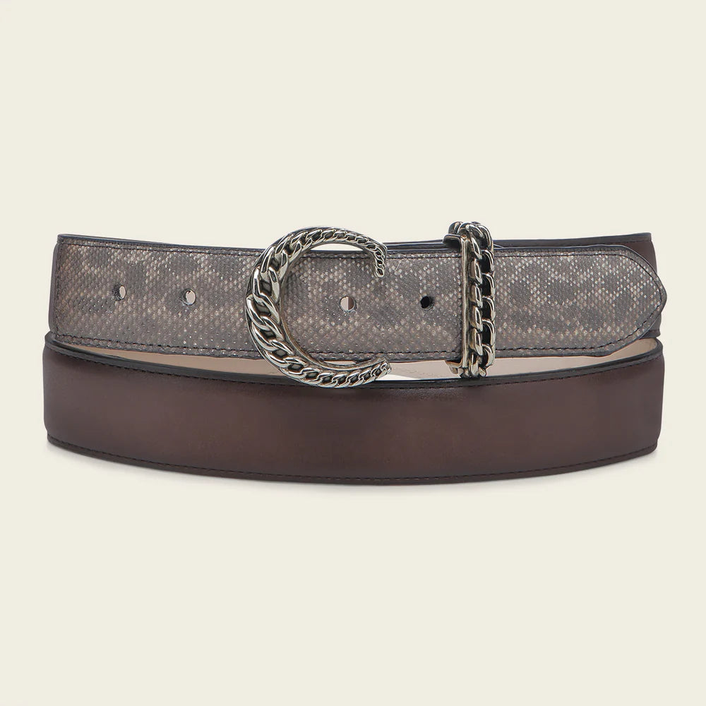 CDA38KA Genuine Leather Western Cowgirl Belt for Women – Stylish & Durable Fashion Accessory for Rodeo, Country Music Festivals & Everyday Wear