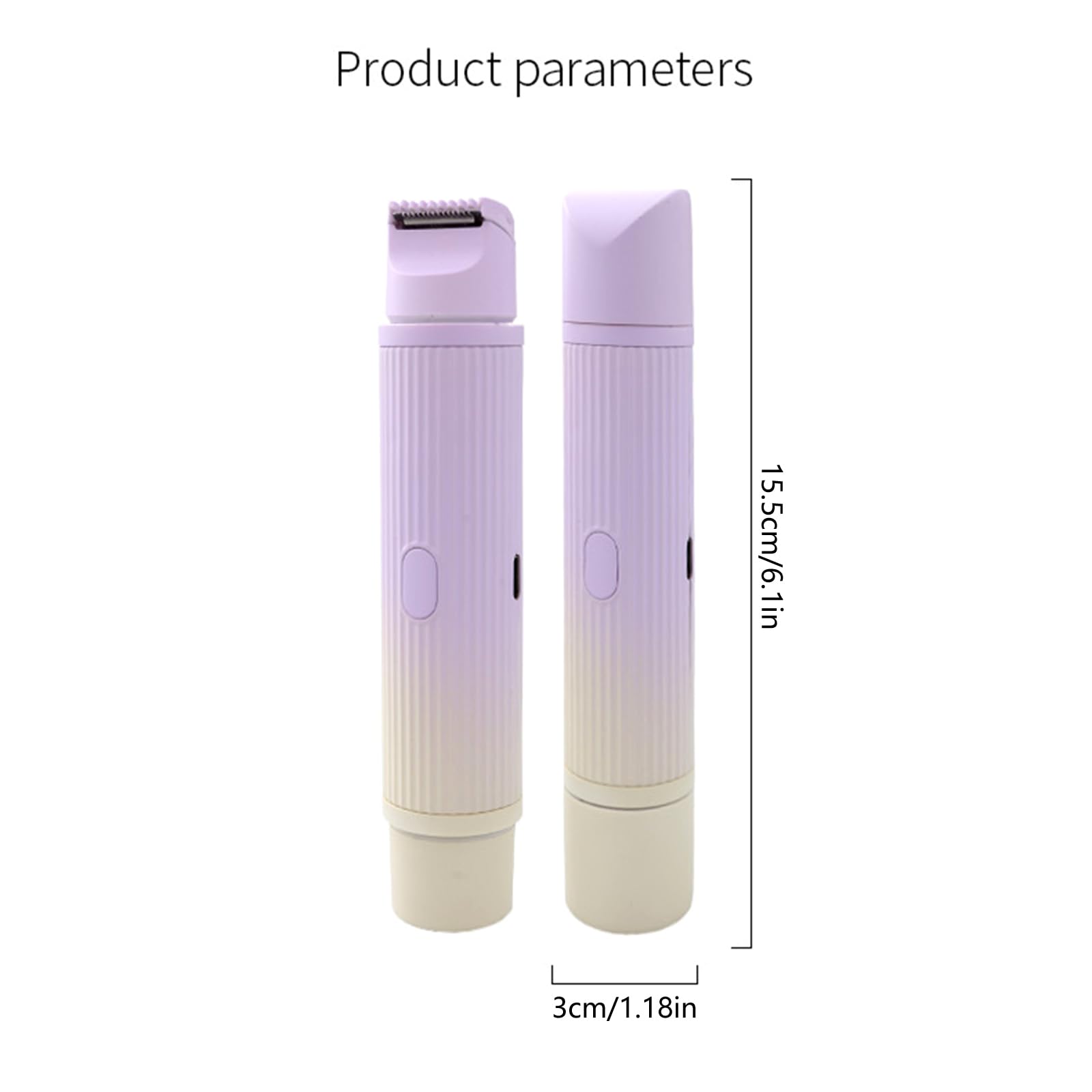 Best Women's Electric Shaver - Cordless USB Rechargeable Hair Trimmer for Legs, Face & Body | Smooth Shaving at Home or Travel