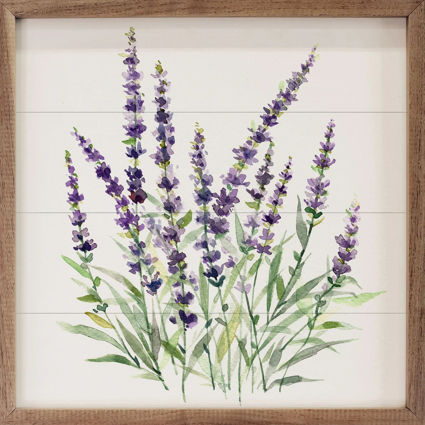 Lavender Botanical Art Print by Carol Robinson - Elegant Wood Framed Wall Decor for Living Room, Bedroom & Office