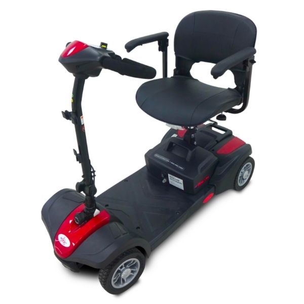 EV Rider MiniRider Lite 4 Wheel Mobility Scooter - Compact Electric Scooter for Adults & Seniors - Lightweight Foldable Travel Scooter with Long Battery Life - Perfect for Shopping, Travel & Indoor/Outdoor Use