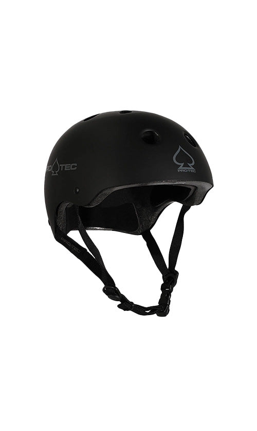Pro Tec Classic Certified Helmet - Matte Black - Skateboarding, BMX & Scooter Safety Gear for Adults & Youth