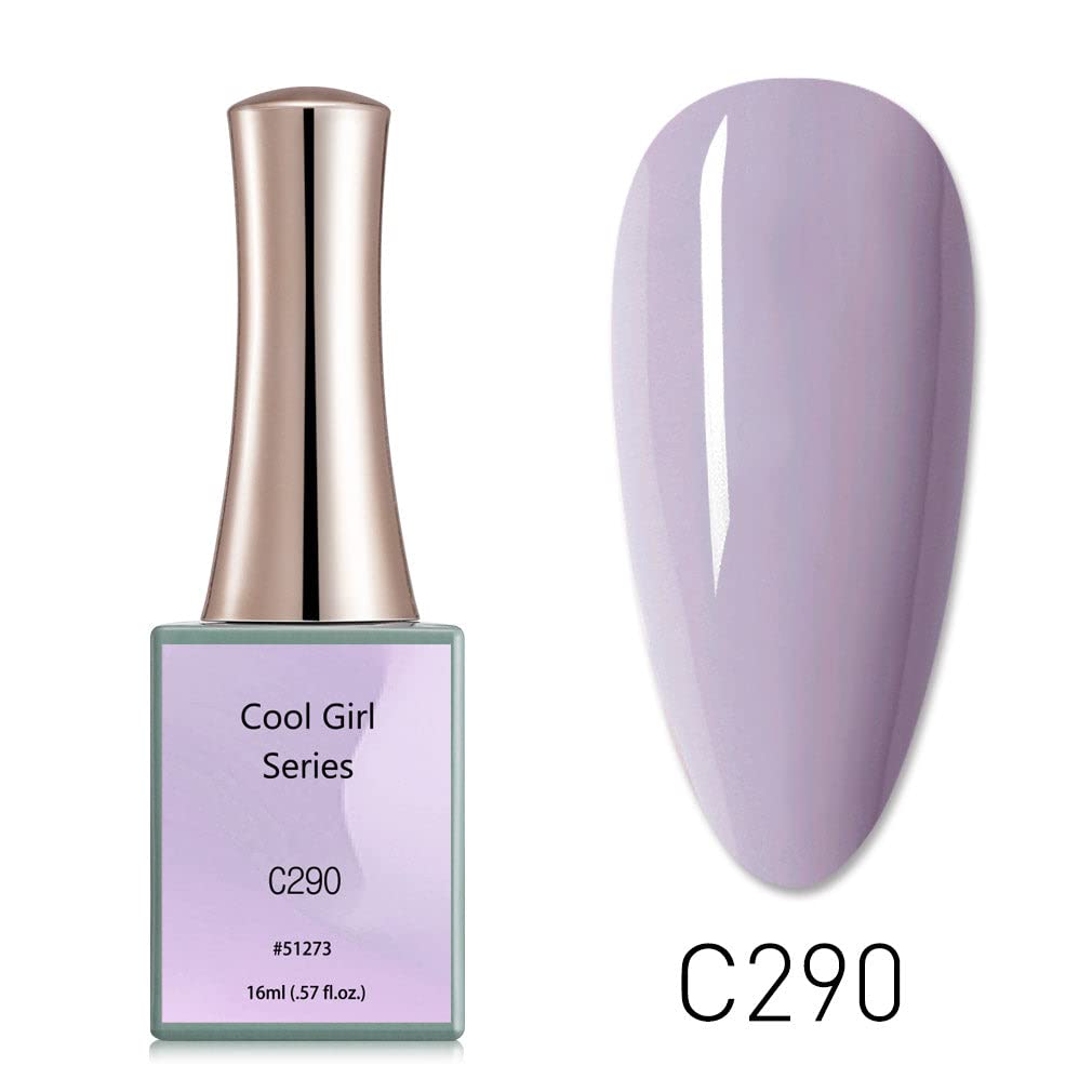 CANNI 16ml Gel Nail Polish - Large Bottle Cool Girl Series, Shining Color Soak Off UV Gel Varnish, Requires UV/LED Light to Cure - Perfect for Salon, Home Manicure & Nail Art Designs