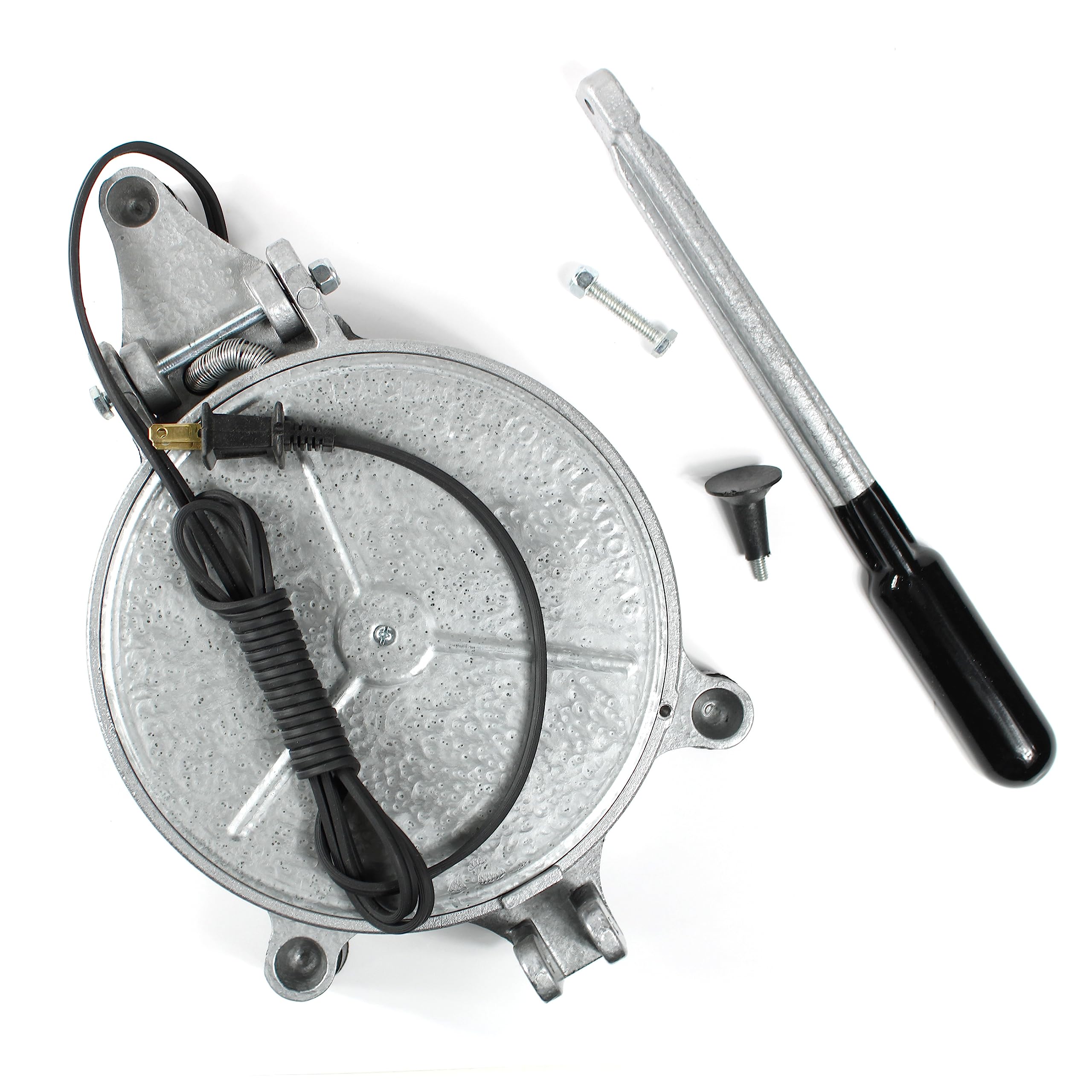 Electric Tortilla Press Maker - 8 Inch Chapati, Roti & Burrito Dough Press Machine for Home & Restaurant Use | Perfect for Mexican, Indian & Middle Eastern Cuisine