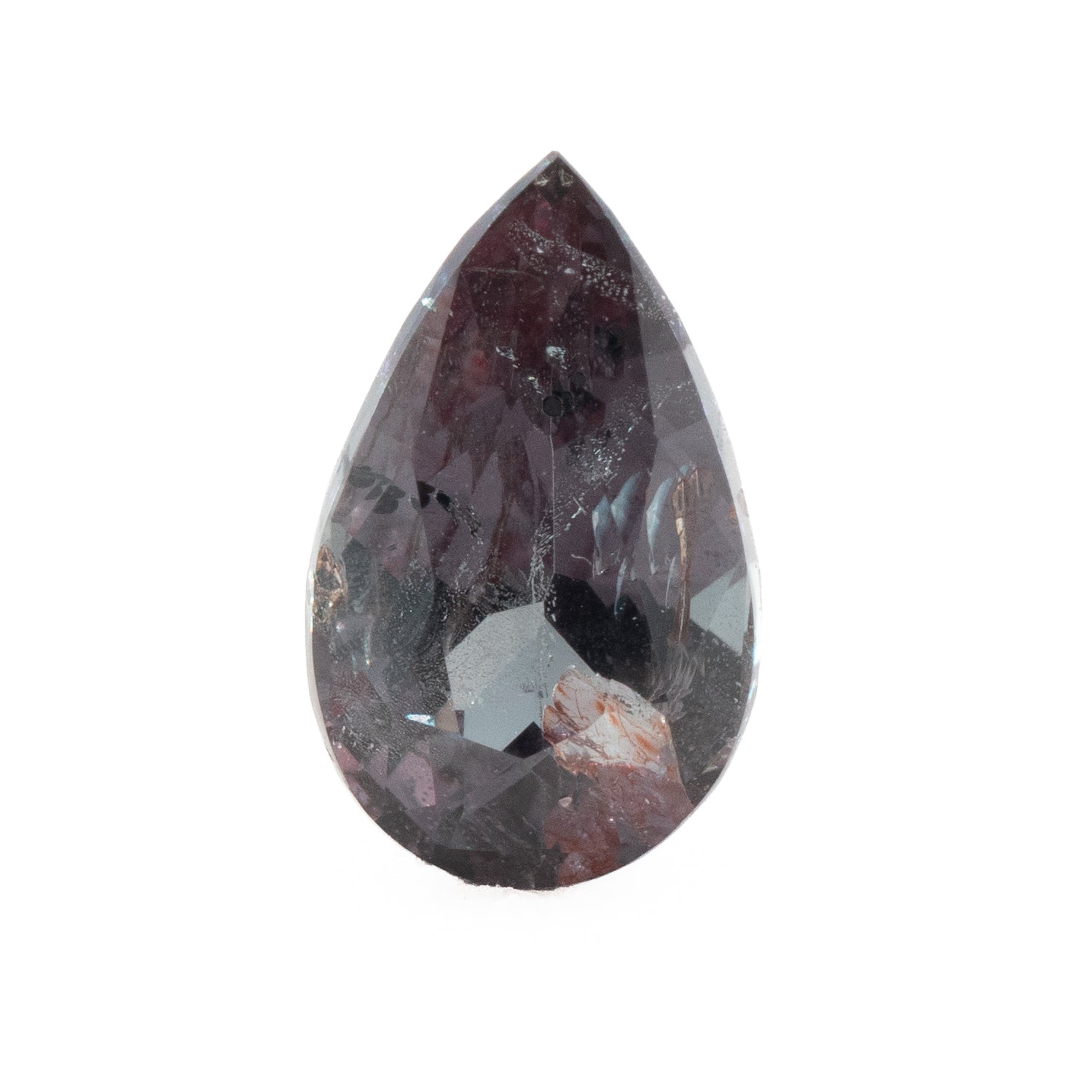 1.53ct Natural Color Change Pear Garnet Gemstone - Rare Color Shifting Jewelry for Engagement Rings & Unique Gifts