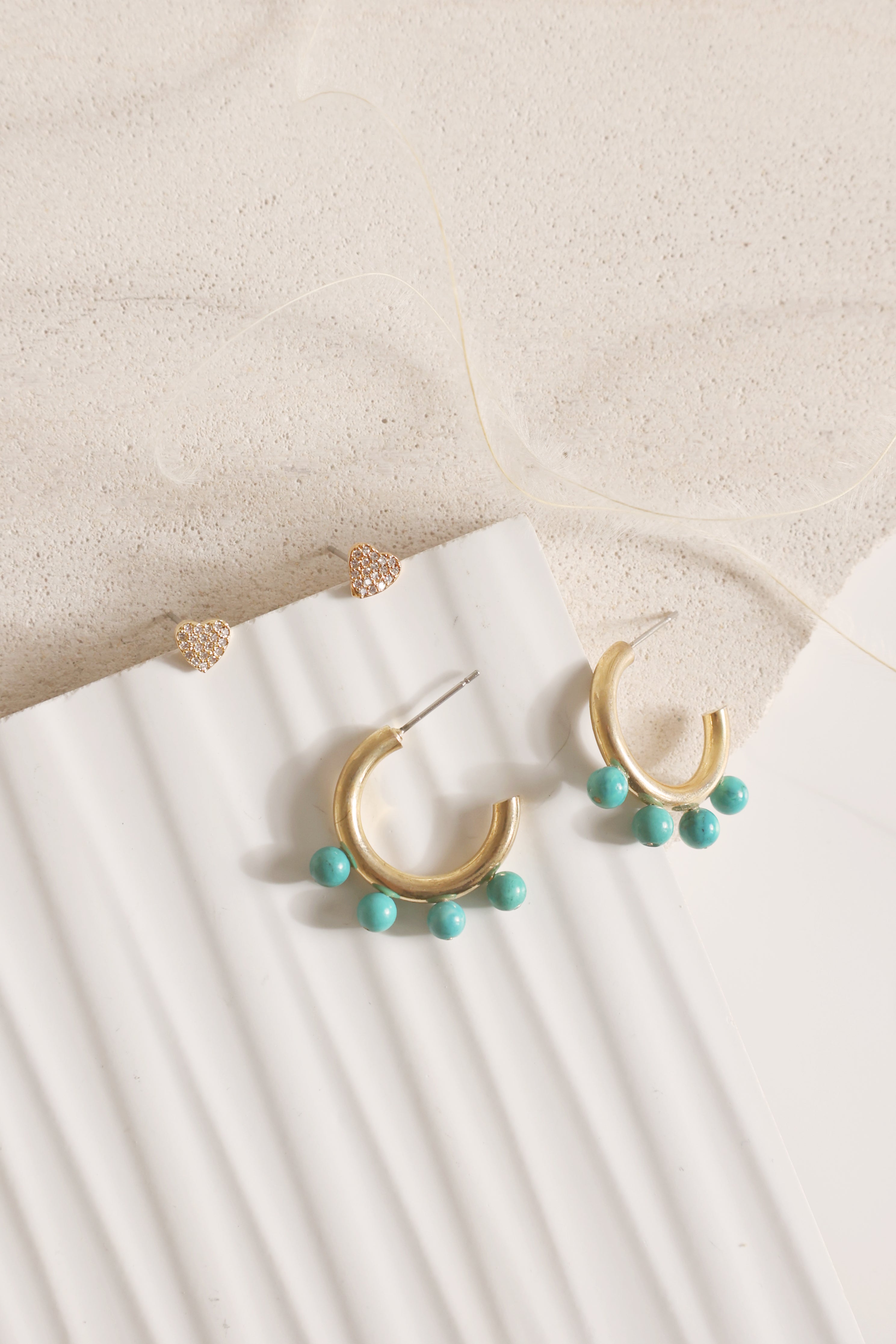 Alyssa Elegant Dangle Earrings Set for Women - Gold & Silver Hoop Earrings for Daily Wear, Parties & Gifts