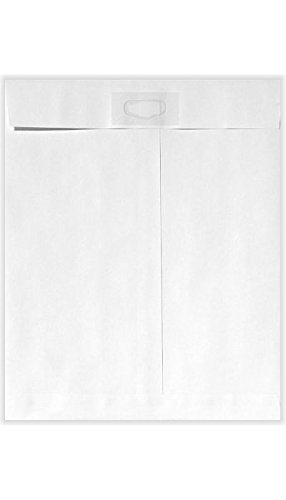 LUXPaper 10 x 13 Open End Envelopes - 500 Pack | Bright White 28lb Text Paper | Self Seal Business Envelopes for Mailing, Invitations & Office Use