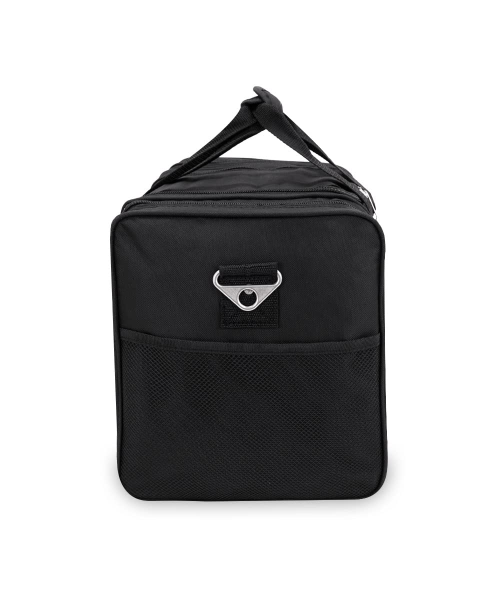 Everest Expandable Luggage Suitcase - Lightweight Durable Travel Bag with Spinner Wheels, Black, One Size - Perfect for Air Travel, Business Trips & Vacation Packing