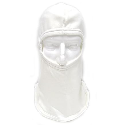 Majestic PAC IA Economy Nomex Blend White Firefighter Hood - NFPA 1971 Certified, Notched Shoulder Design for Enhanced Comfort | Essential Firefighting PPE for Emergency Responders & Wildland Firefighters
