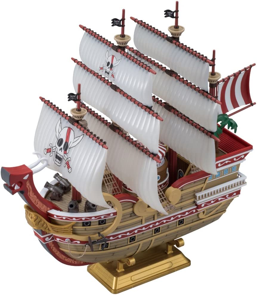 Bandai One Piece Sailing Ship Collection - Red Force Pirate Ship Model Kit for Anime Fans & Collectors | Perfect for Display, Gifts, and Cosplay Props
