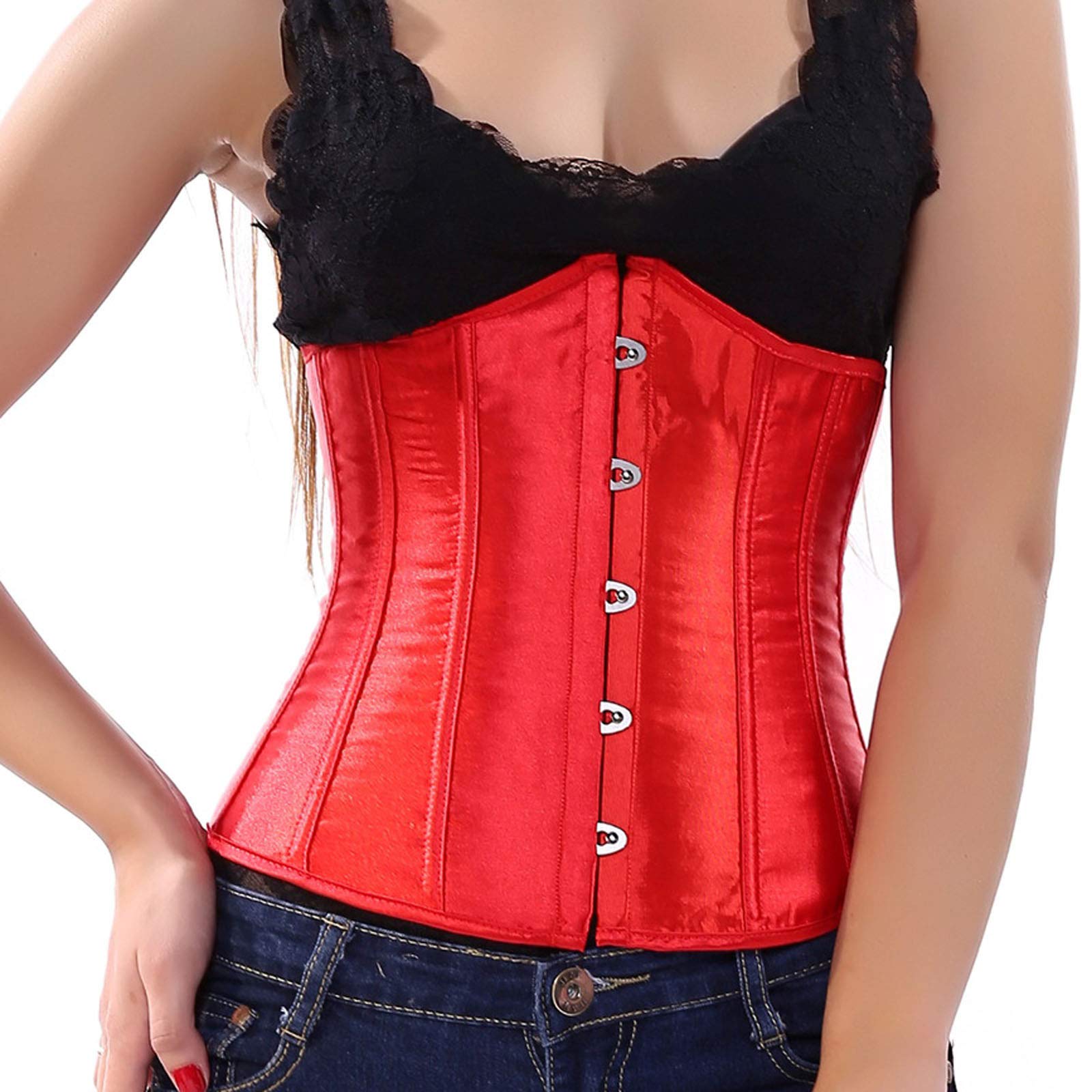 Plus Size Waist Trainer Corset for Women - Sweat Band Boned Shapewear, Sexy Fashion Outfit & Underwear - Perfect for Workouts, Weight Loss & Body Shaping