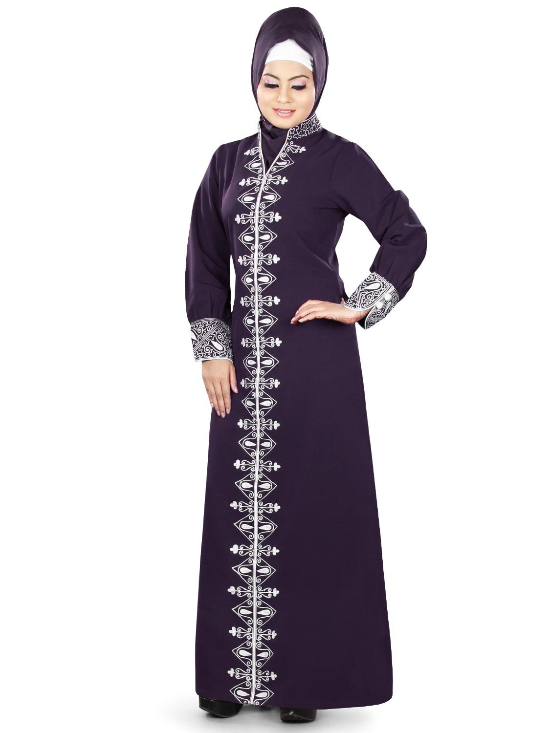 Elegant Aafreen Abaya - Modest Islamic Dress for Women - Perfect for Prayer, Mosque, and Special Occasions