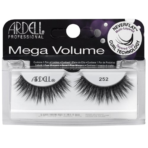Ardell Mega Volume Lashes - Natural Looking False Eyelashes for Dramatic Eye Makeup - Perfect for Parties, Weddings & Special Occasions