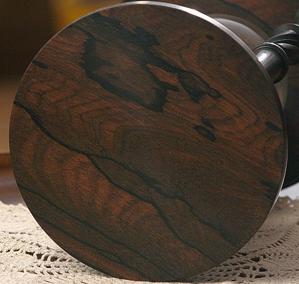Premium Solid Ziricote Wood Hourglass with Spiral Spindles - 30-Minute Sand Timer for Meditation, Yoga, Office Decor & Gift Ideas