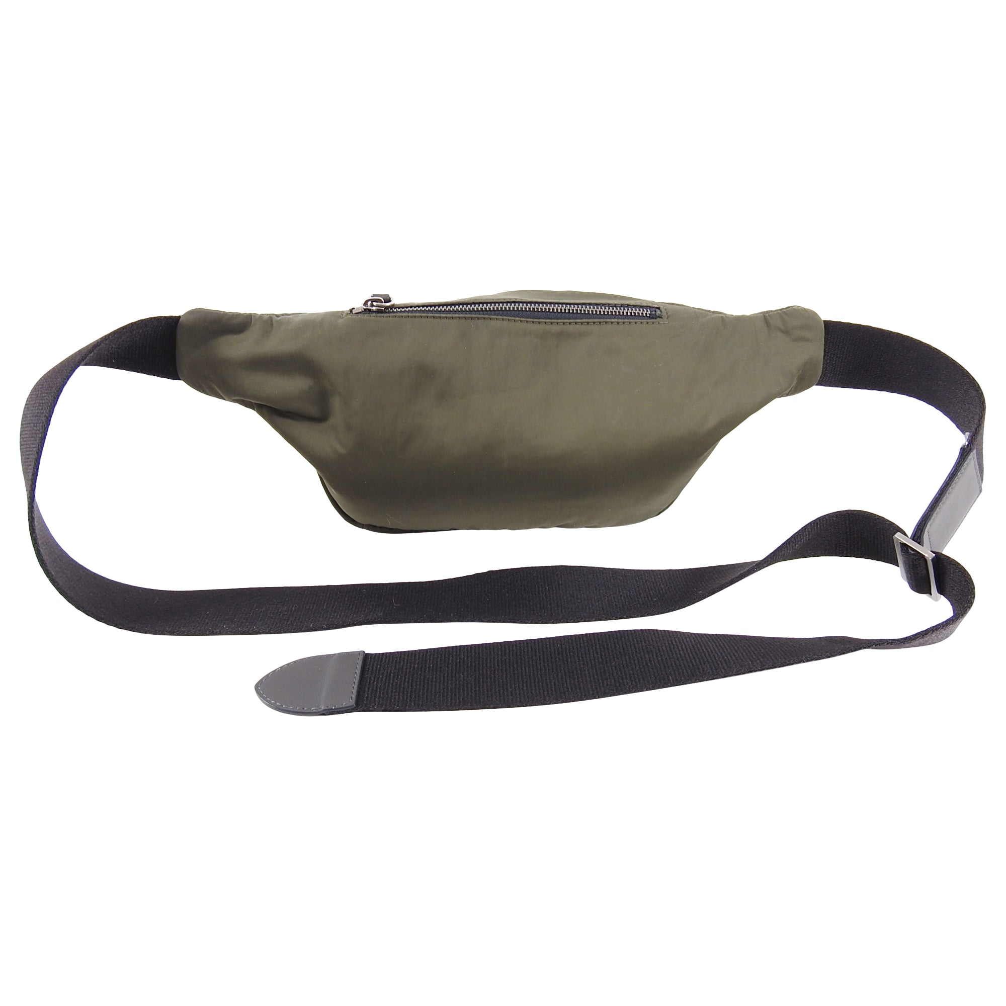 Brunello Cucinelli Olive Green Nylon Belt Bag for Men & Women - Stylish Waist Pack for Travel, Hiking & Everyday Use