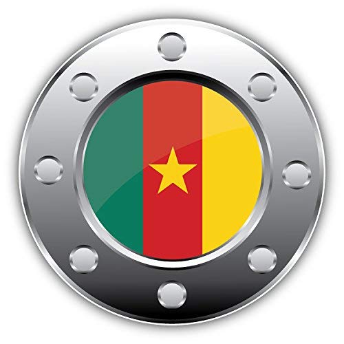 50 Pack Cameroon Flag Stickers for Scrapbooking, DIY Crafts, Bullet Journals & Home Decor - Perfect for Kids Art Projects, Calendar Making & Creative Album Designs