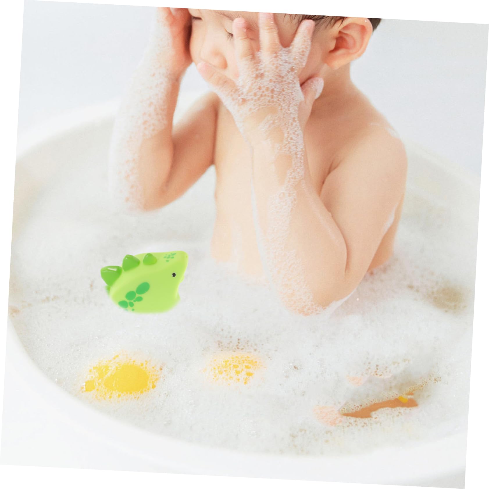 FOYTOKI 3-Piece Bath Toys Set for Toddlers - Fun Bathtub & Shower Toys for Kids, Floating Plastic Duck & Animal Figures - Perfect for Baby Bath Time, Sensory Play & Water Learning Activities