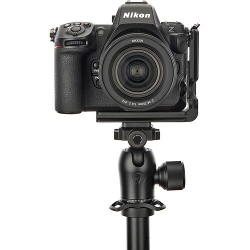 3 Legged Thing Zooey QD L Bracket for Nikon Z8 (Darkness) - Quick Release Camera Mount for Nikon Z8 DSLR - Perfect for Landscape, Portrait & Studio Photography