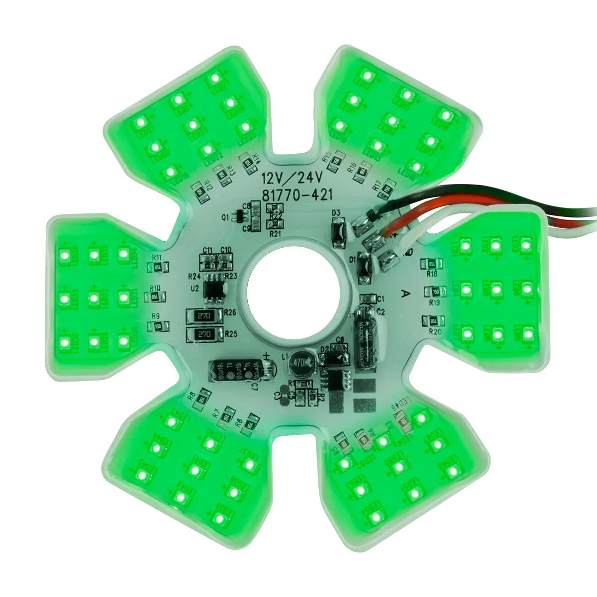 Green LED Hex Air Cleaner Light - Purify & Freshen Air with Stylish Lighting | Perfect for Home, Office & Bedroom