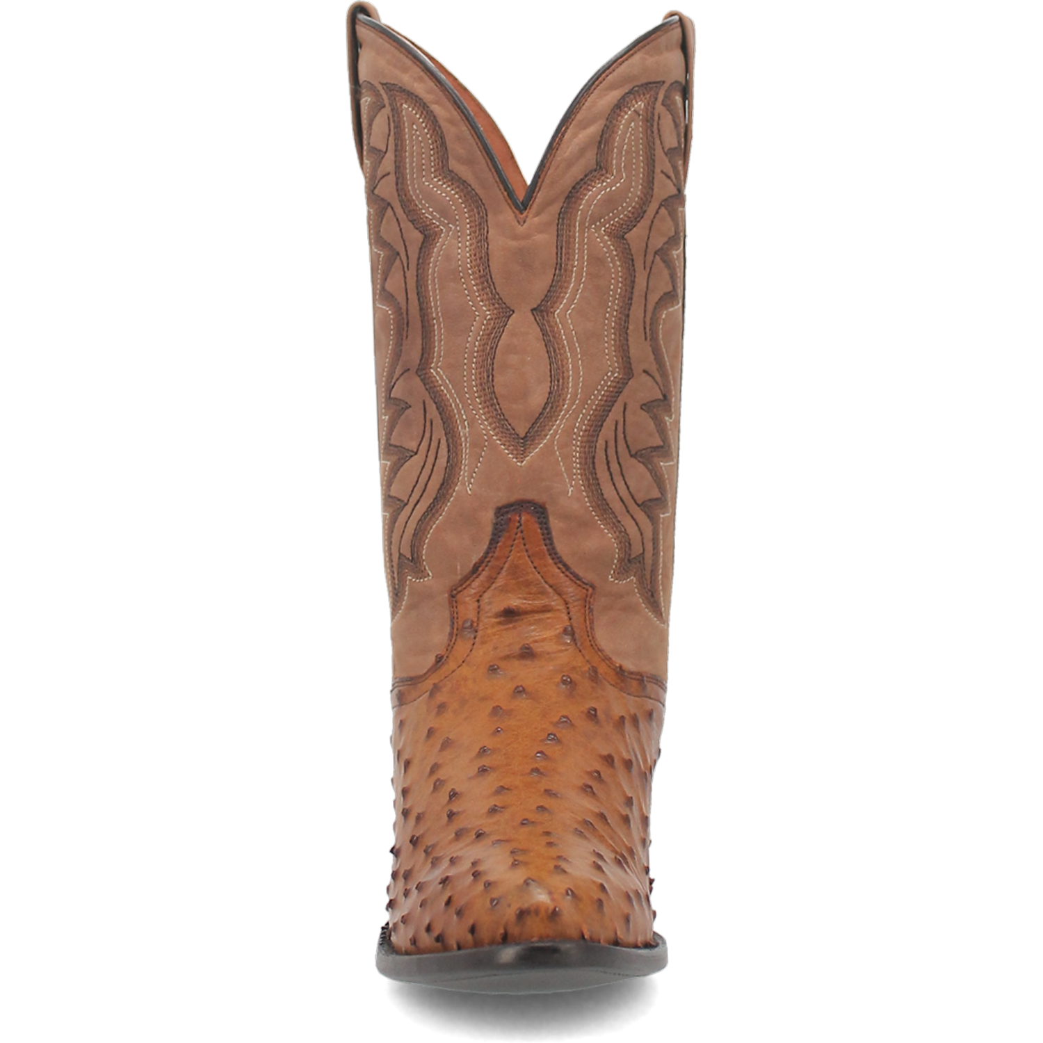 Premium Tempe Full Quill Ostrich Cowboy Boots for Men - Handcrafted Genuine Leather Western Boots for Riding, Rodeo & Country Fashion