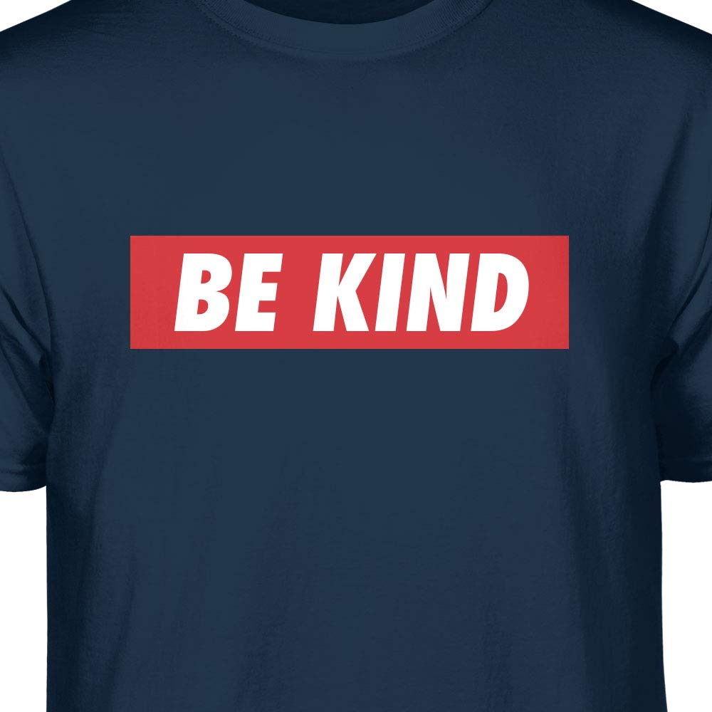 Be Kind Red Bar Graphic T-Shirt for Men & Women | Motivational Casual Tee | Perfect for Everyday Wear, Work, School & Social Outings