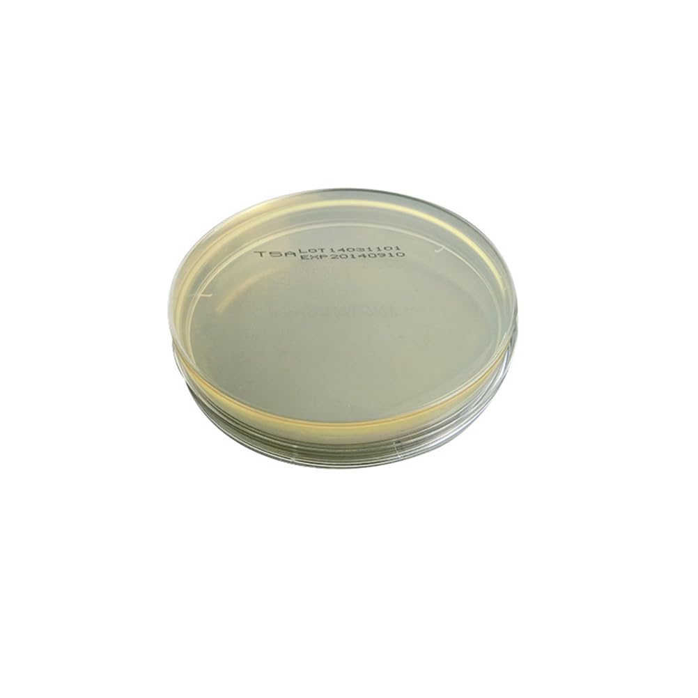 10-Pack 100mm x 30mm Plastic Petri Dishes with Nutrient Agar - Sterile Lab-Grade Petri Plates for Science Projects, Microbiology Cultures & Laboratory Sample Analysis - Ideal for School Labs, Home Science Experiments & Research Studies