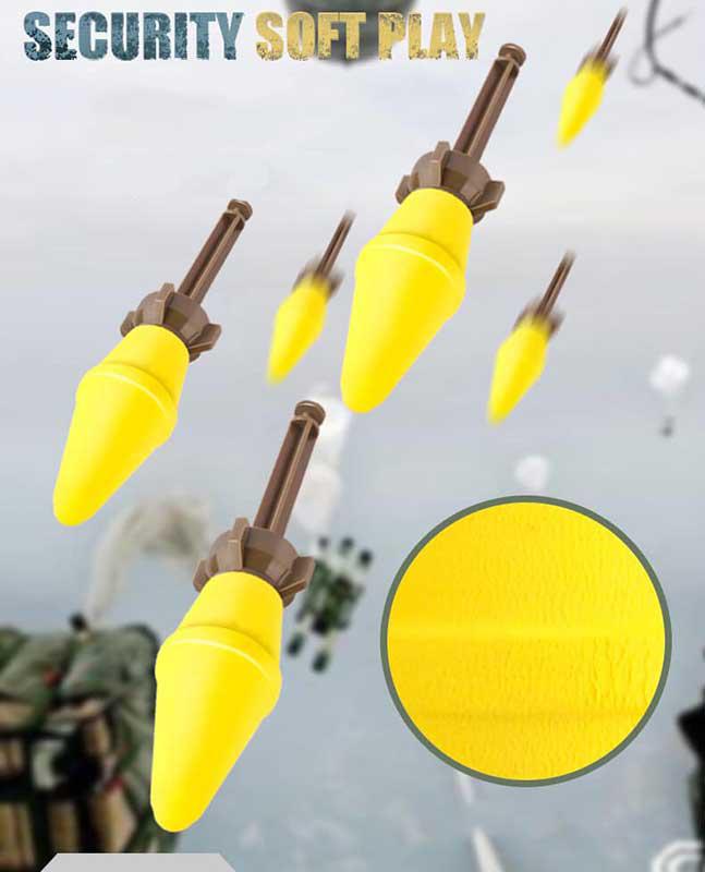 Best M202 Quadruple Rocket Launcher Toy Blaster - Realistic Foam Dart Shooting Game for Outdoor Play & Nerf Battles