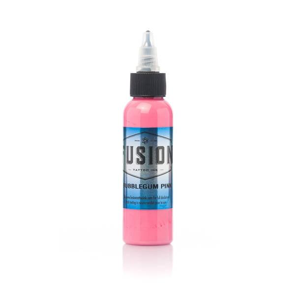 Fusion Bubblegum Pink Ink - Premium Waterproof Ink for Tattoos, Art & DIY Projects - Perfect for Tattoo Artists, Calligraphy & Crafting