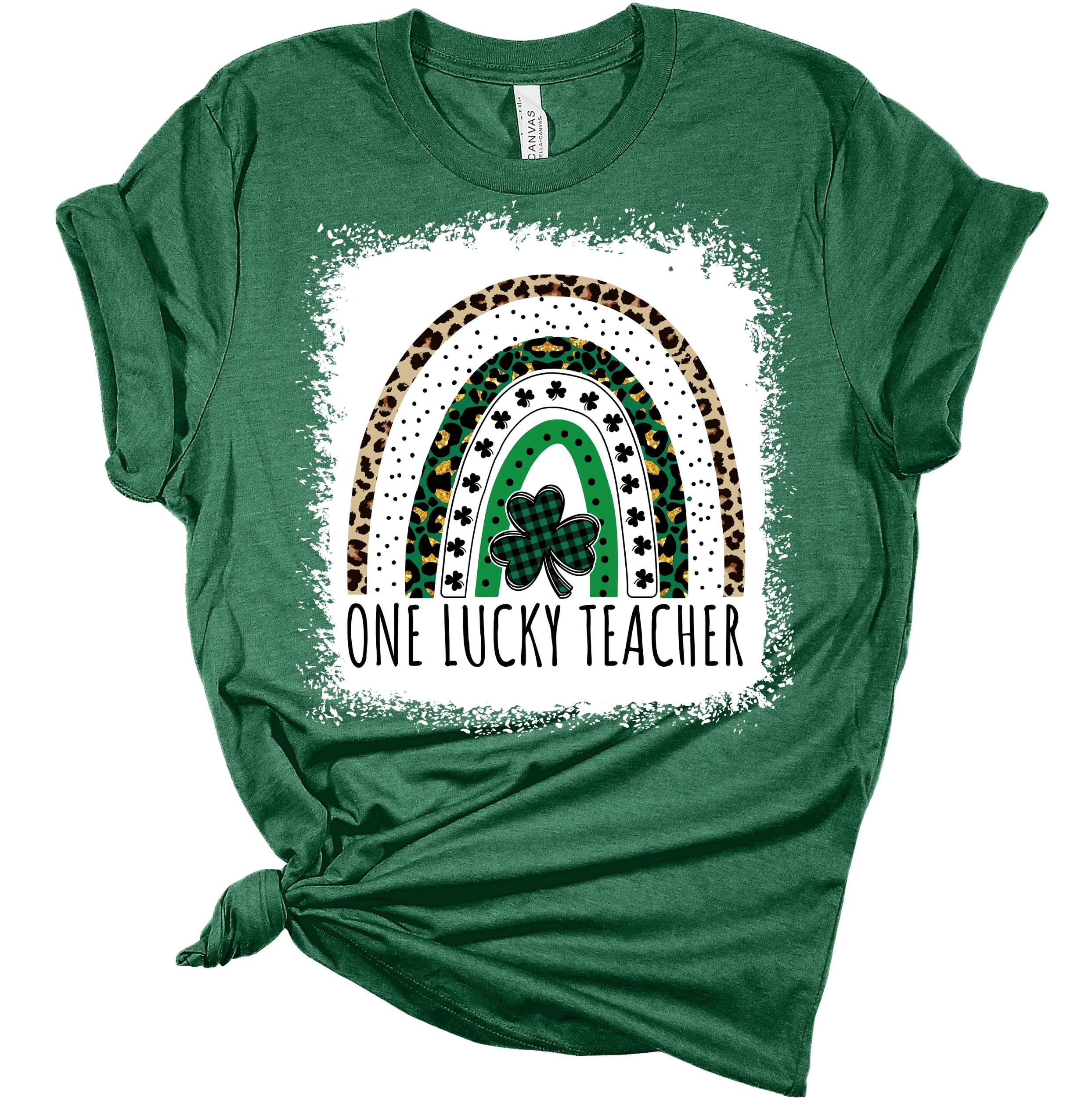 One Lucky Teacher St Patricks Day T-Shirt - Funny Irish Teacher Apparel for St Patrick's Day Celebration & School Spirit