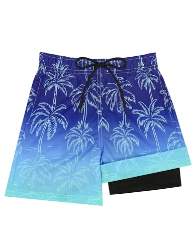Blue Gradient Coconut Palm