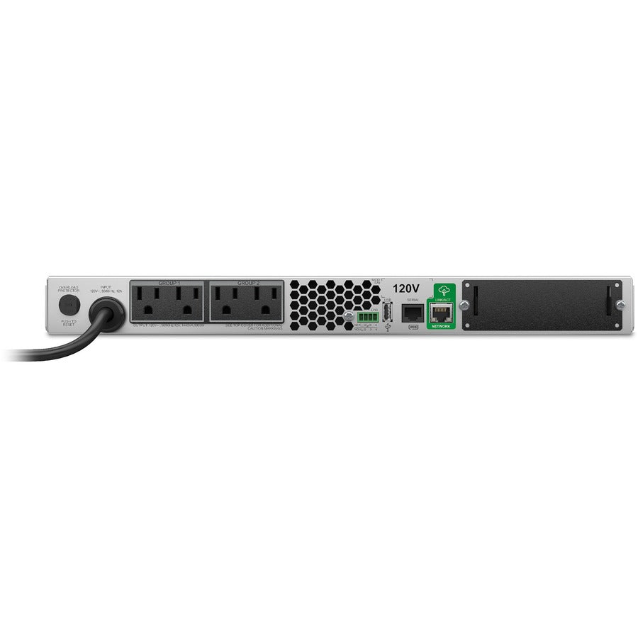 APC Smart UPS 1500VA Line Interactive Rackmount 1U 120V Battery Backup - Reliable Power Protection for Servers, Network Equipment & Home Office Use