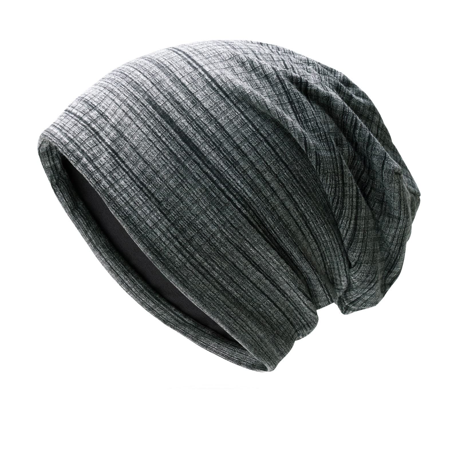 Men's & Women's Lightweight Knit Slouch Beanie - Soft Solid Color Winter Hat for Cold Weather - Perfect for Outdoor Activities, Skiing, and Casual Winter Fashion