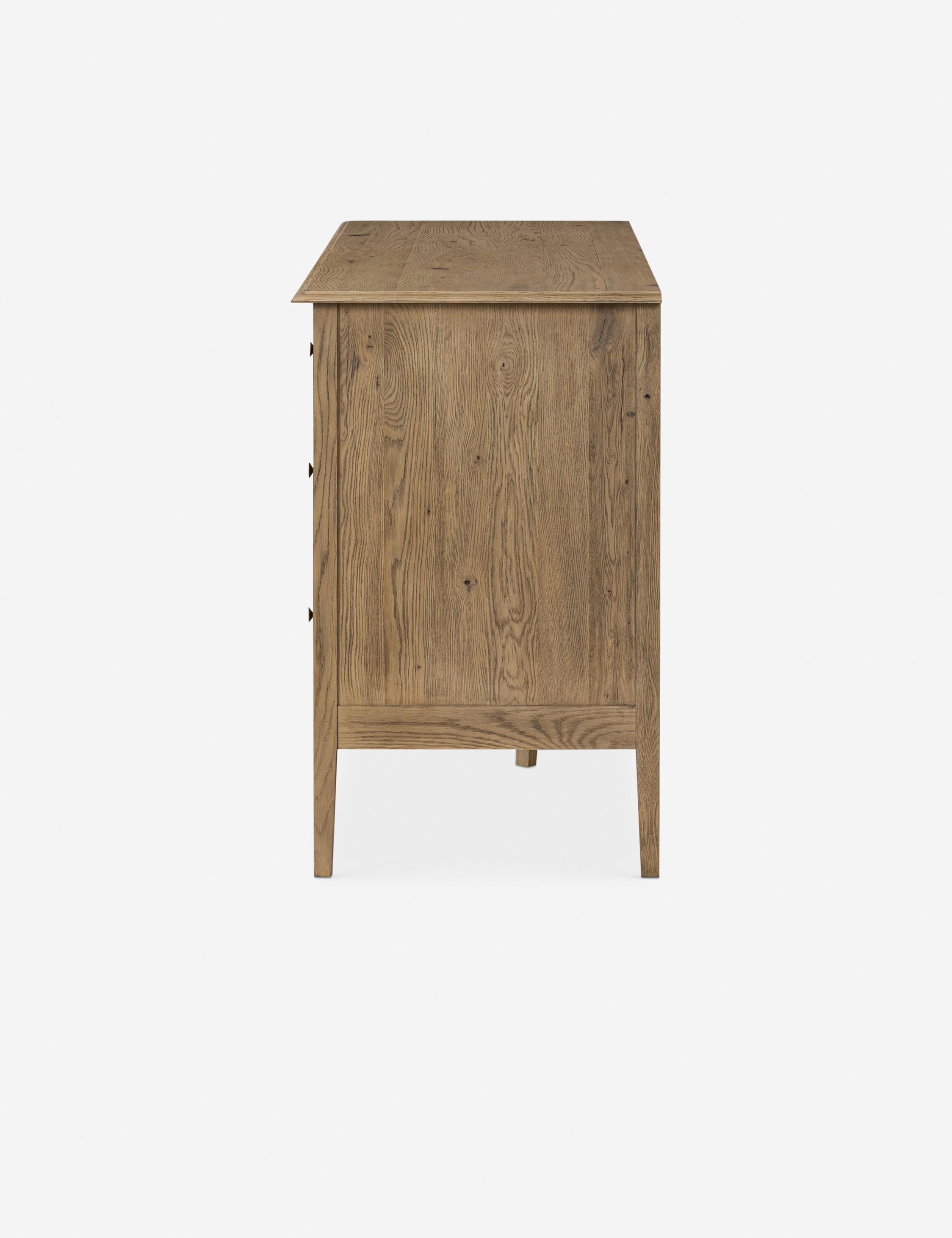Archdale 6-Drawer Dresser for Bedroom - Solid Wood Chest of Drawers with Mirror, Stylish Storage Organizer for Clothes & Accessories | Perfect for Home, Bedroom, Dorm & Office