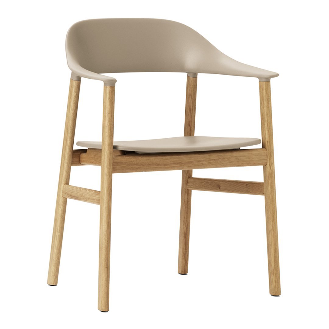 Simon Legald Herit Dining Armchair by Normann Copenhagen - Modern Scandinavian Design for Dining Room, Kitchen or Office - Comfortable & Stylish Seating Solution