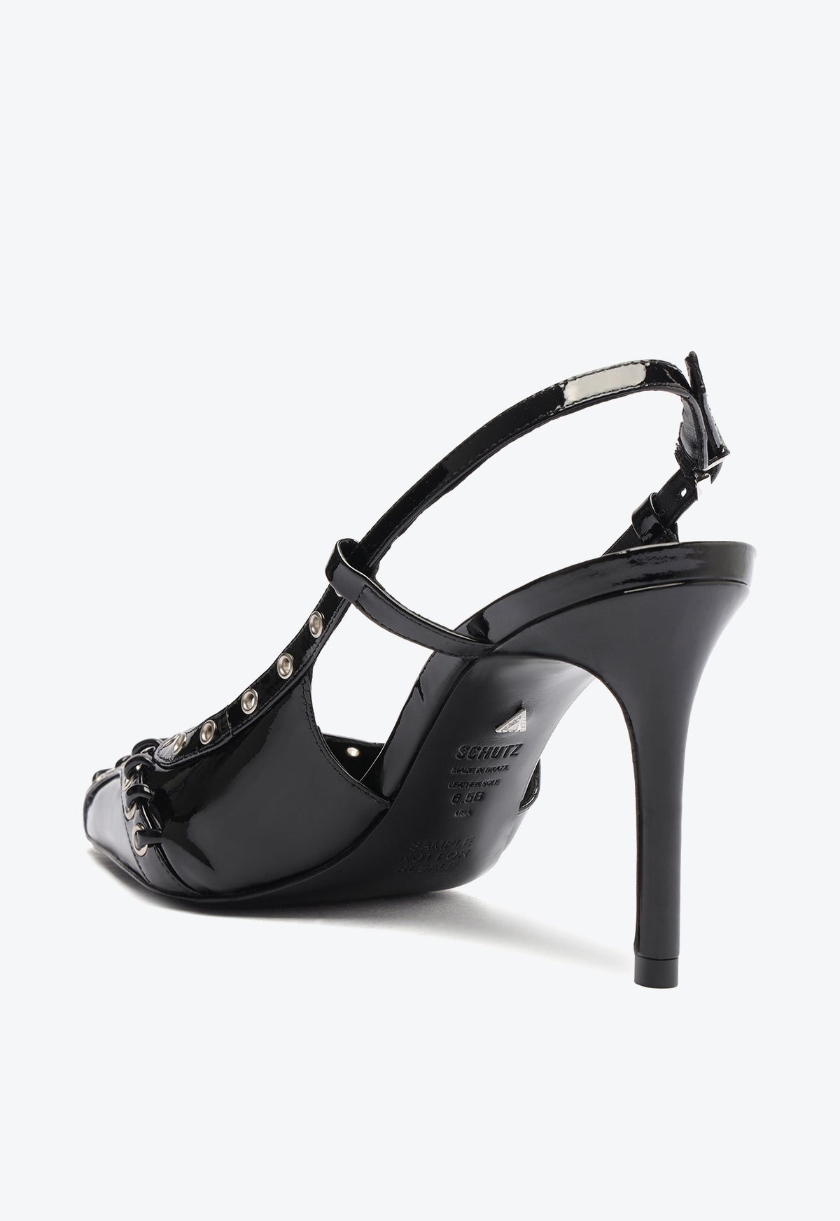 Ruth Patent Leather Pump - Women's Classic Pointed Toe High Heel Dress Shoes for Office, Party & Wedding - Elegant & Comfortable Formal Pumps