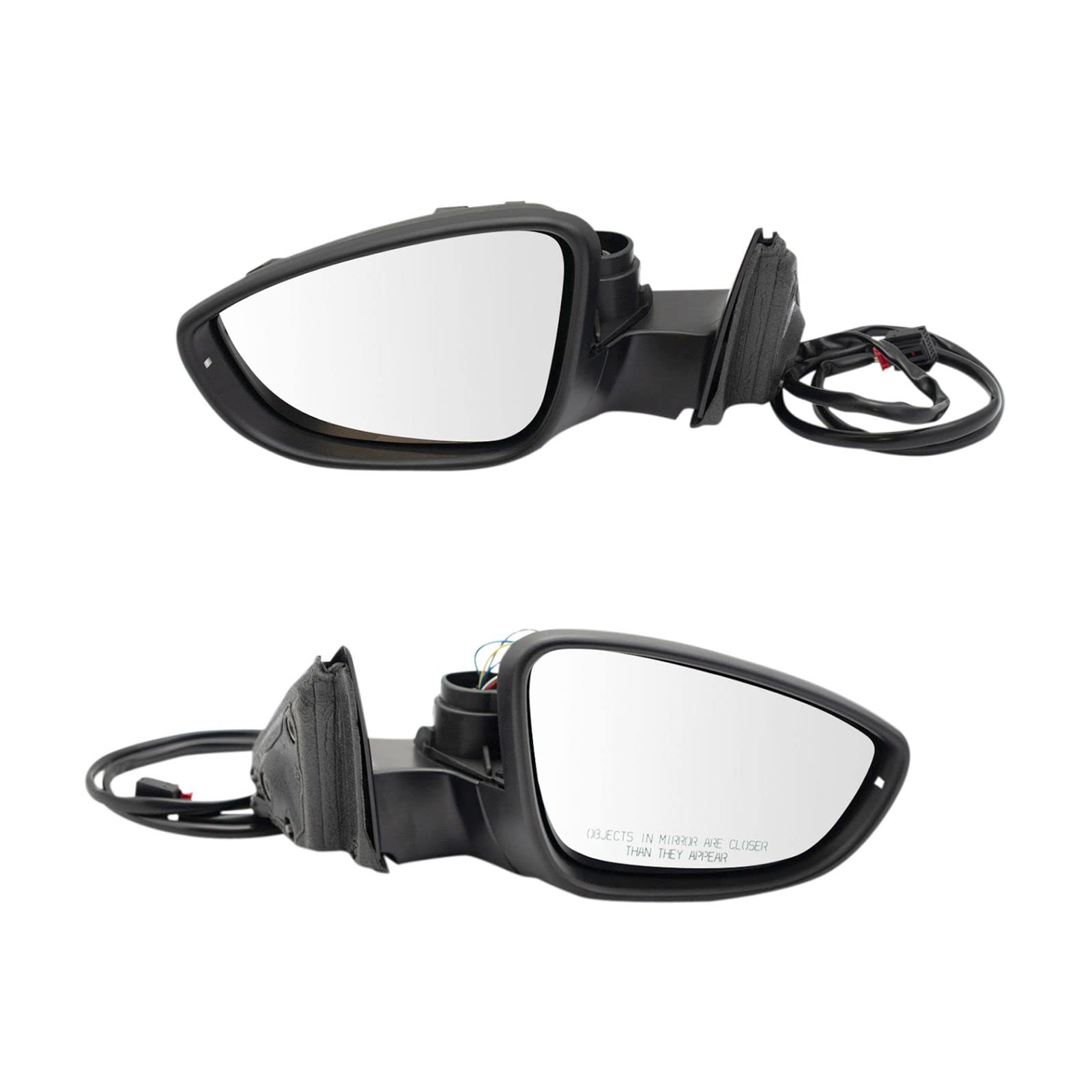 Heated Power Folding Side Mirrors with Turn Signal & Paint Match for Volkswagen Passat - Perfect for Winter Driving & Enhanced Safety