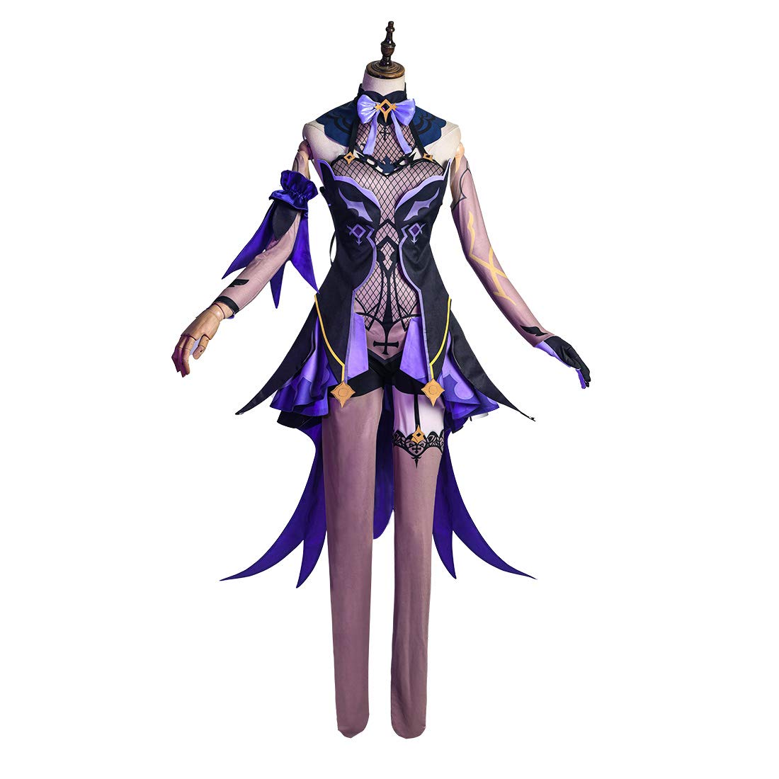 Yilisclothing Fischl Cosplay Costume Outfit - Official Genshin Impact Character Costume for Anime Conventions, Halloween & Cosplay Events | Premium Game & Anime Carnival Dress