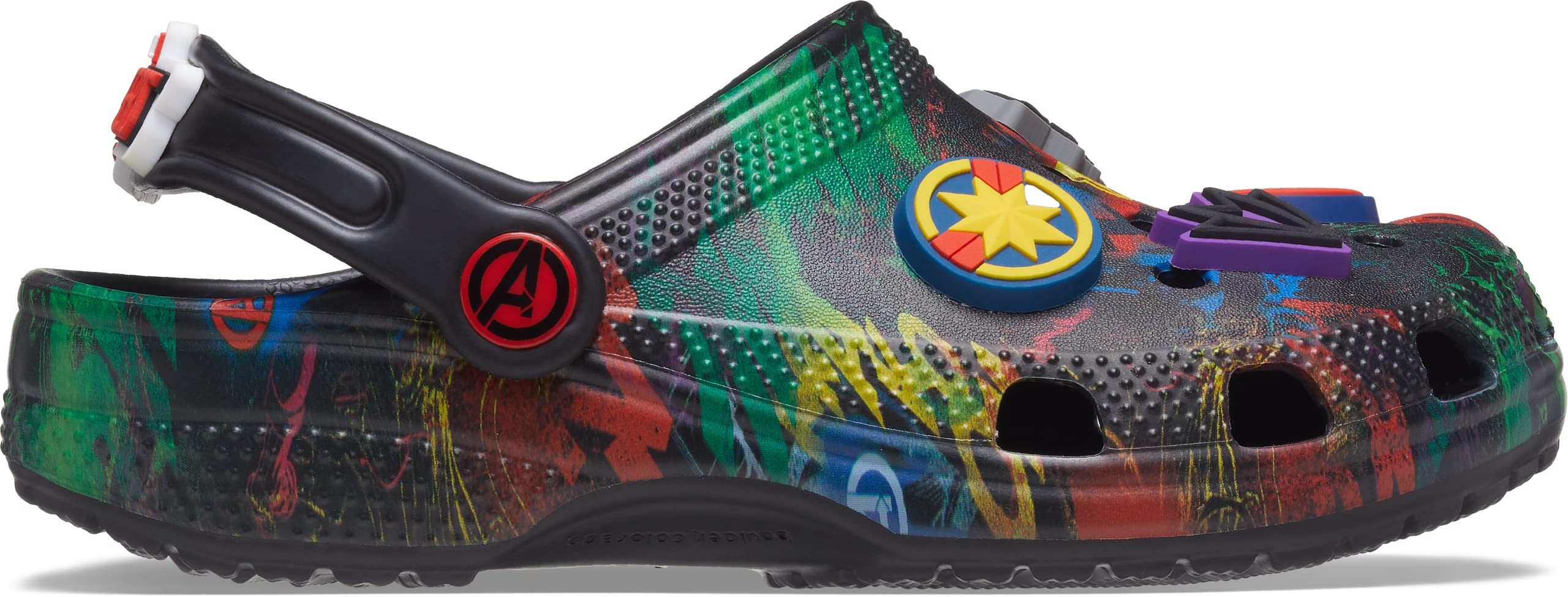 Crocs Unisex-Child Classic Marvel Avengers Clog | Lightweight Comfortable Kids Shoes | Perfect for School, Play & Outdoor Activities