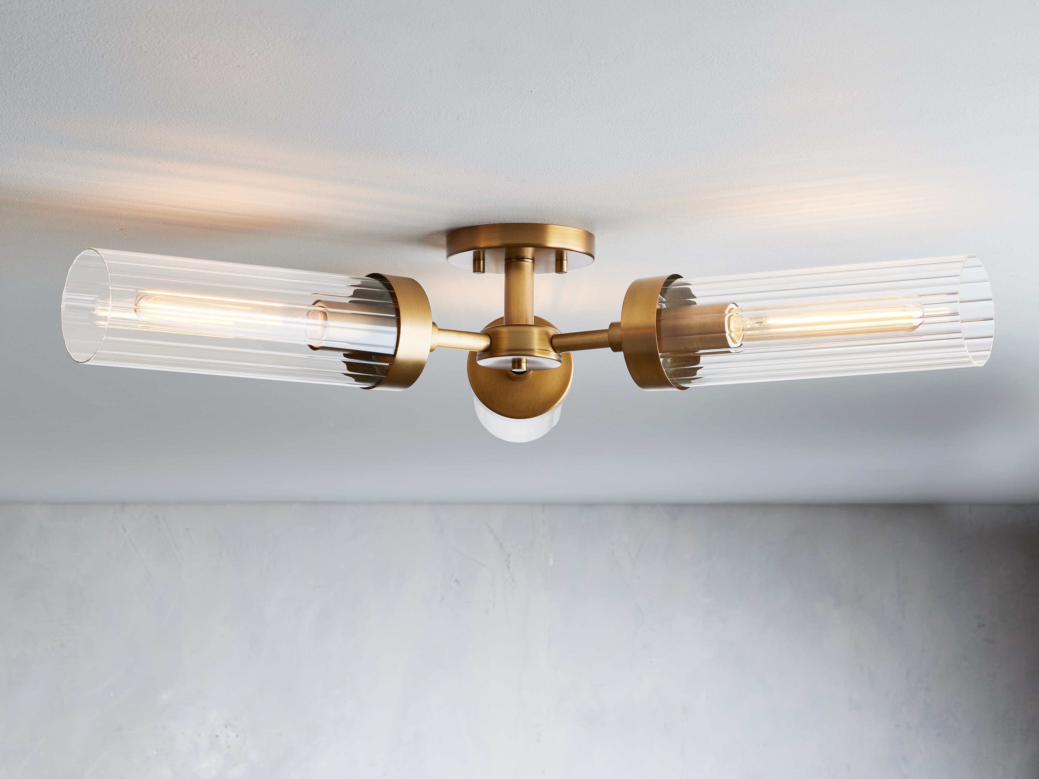 Andreas Flush Mount Ceiling Light - Modern LED Fixture for Bedroom, Living Room & Kitchen | Energy-Efficient Indoor Lighting Solution