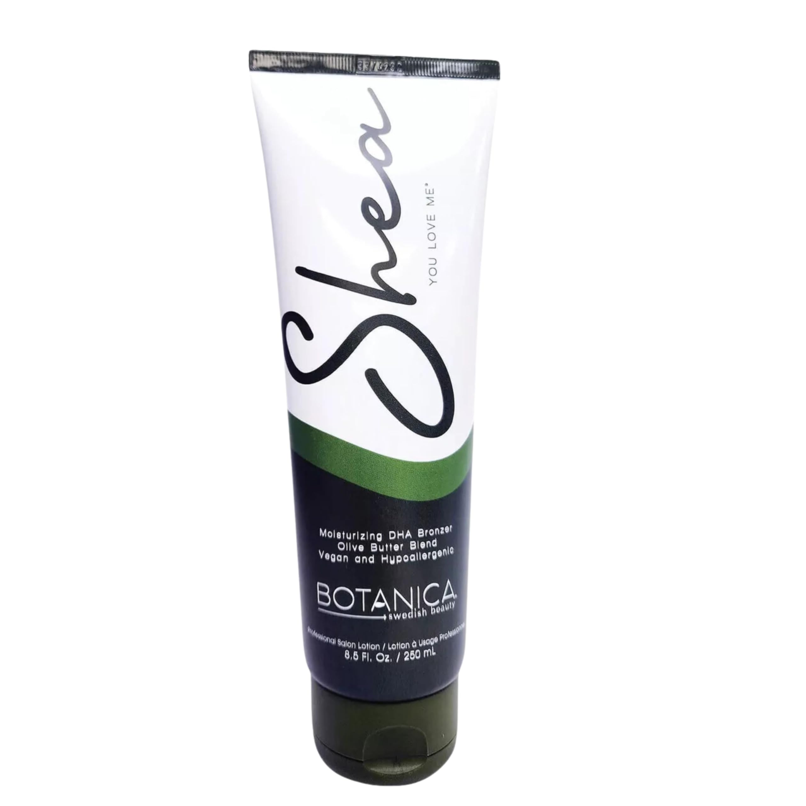 Shea You Love Me DHA Bronzer Olive Butter Blend - Vegan, Hypoallergenic Self-Tanning Lotion 8.5oz for Natural Glow | Perfect for Face & Body Tanning, Sunless Tanning at Home