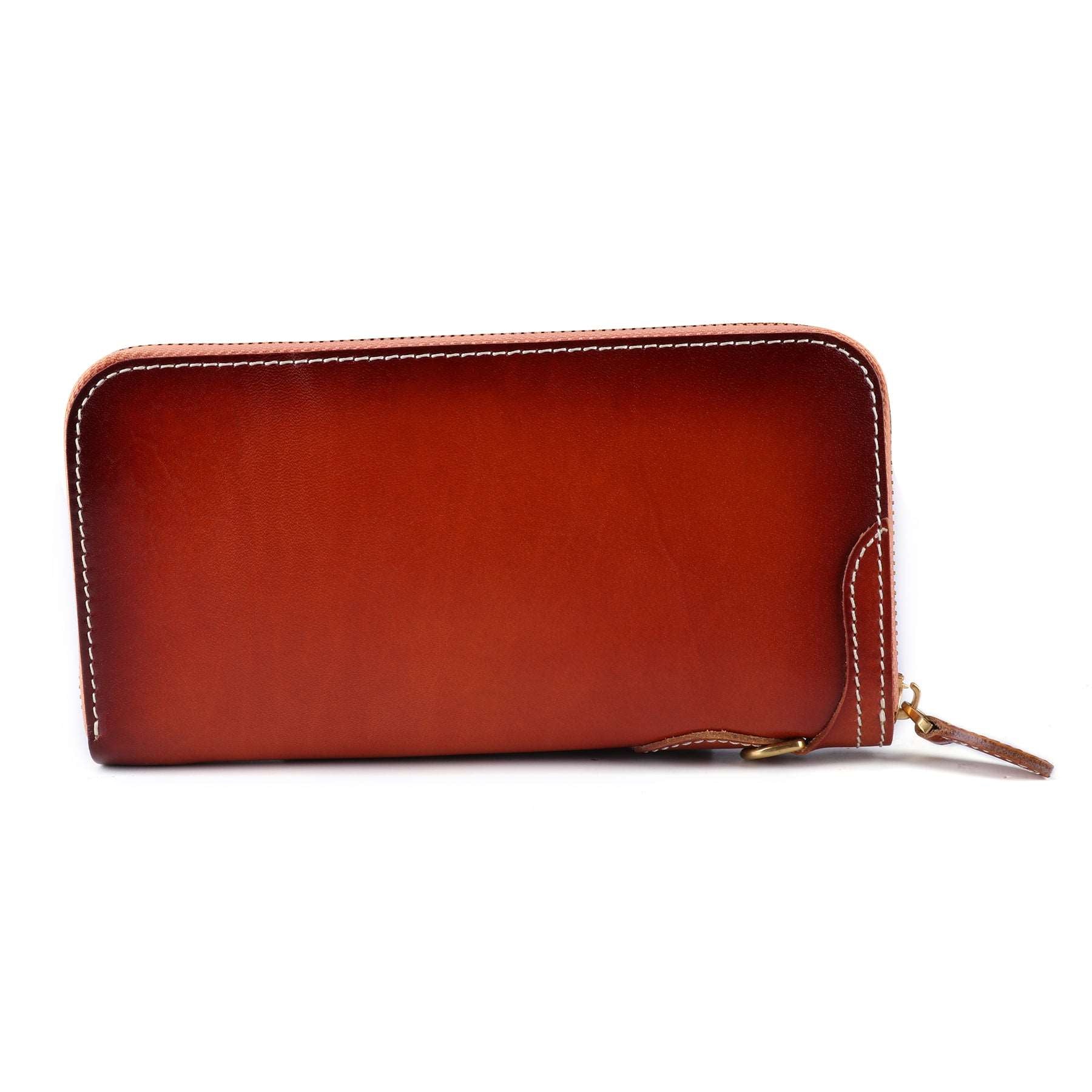 Vintage Leather Zip Wallet for Women - Stylish Retro Design with Multiple Card Slots & RFID Protection - Perfect for Everyday Use, Travel & Gift Giving