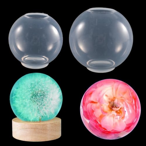 2 pcs sphere moulds
