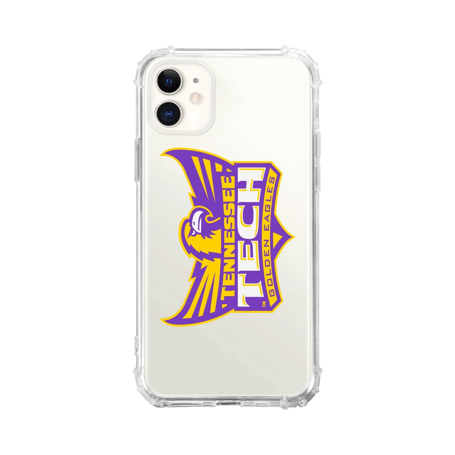 Durable OTM Essentials iPhone 13 Pro Case with Tough Edge Protection - Tennessee Tech University Themed Classic White Phone Cover for Everyday Use & Campus Life