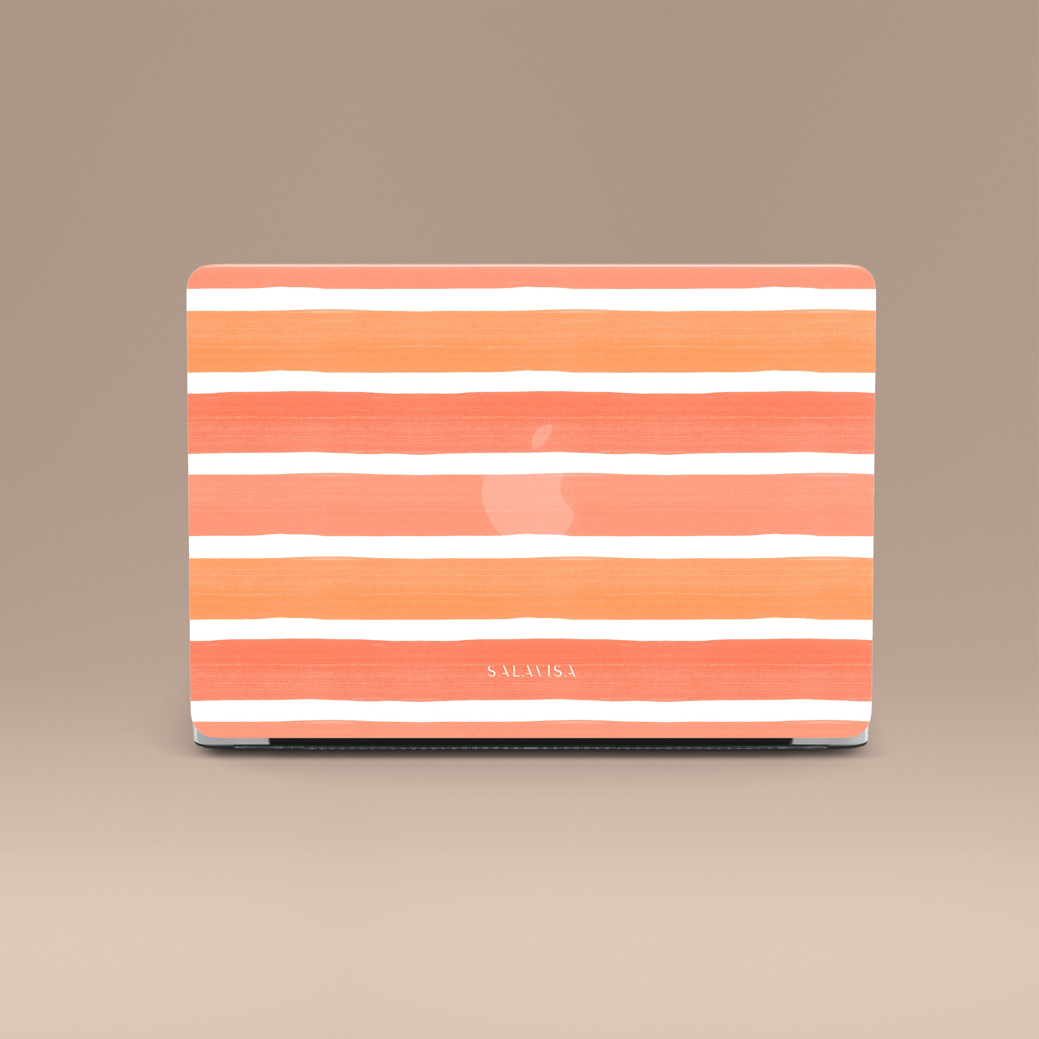 Sunset Stripes MacBook Case - Stylish Protective Cover for MacBook Air & Pro - Perfect for Work, Travel & Everyday Use