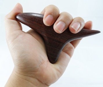 Authentic Thai Traditional Reflexology Hand Massage Tool - Red Wood Acupressure Point Massager by Nataleeya | Relieve Stress & Muscle Tension at Home or Office